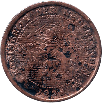 1/2 Цента - 1928 - Нідерланди