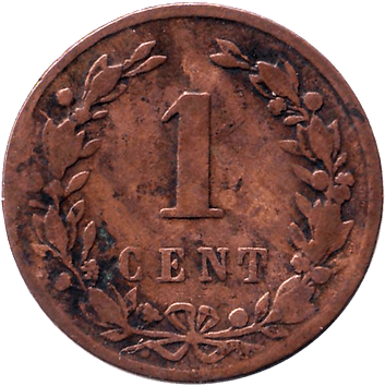 1 Цент - 1878 - Нідерланди