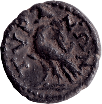 Dupondius - beginning of the III century - Caracalla - Tyras Дупондій - початок ІІІ ст. - Каракалла - місто Тіра