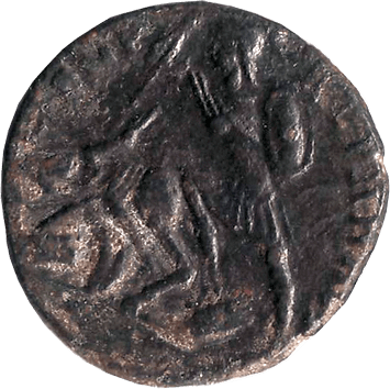 Монета AE, Римська імперія - 355-361 рр. н.е. - Юліан ІІ