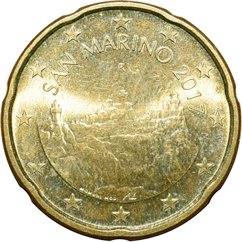 20 Євроцентів - 2017 - Сан-Марино