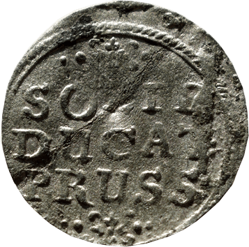 Солід-дукат - 1658 - Пруссія - прусський солід