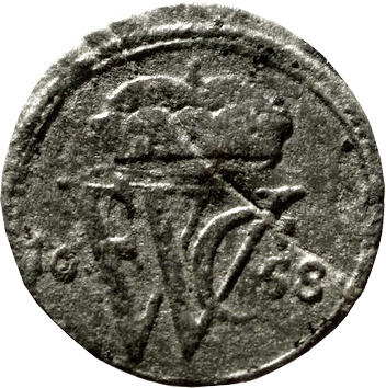 Солід-дукат - 1658 - Пруссія - прусський солід