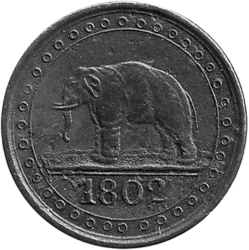 1/192 Ріксдолара - 1802 - Цейлон