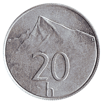 20 Гелер - 1993 - Словаччина