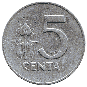 5 цент - 1991 - Литва