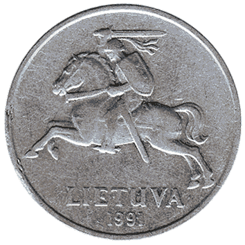 5 цент - 1991 - Литва