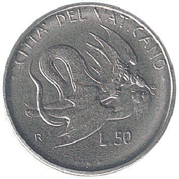 50 Ліра - 1995 - Ватикан