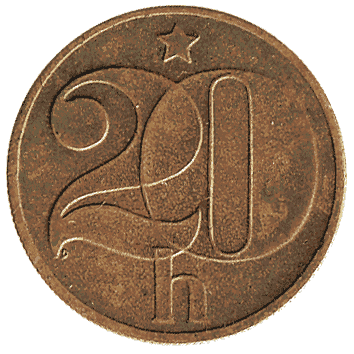 20 Гелер - 1989 - Чехословаччина