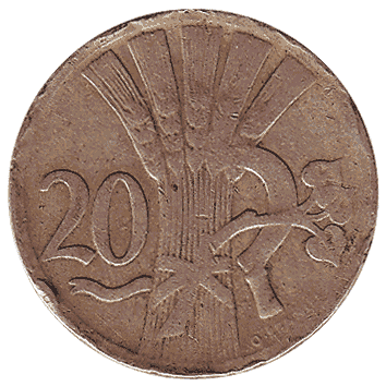20 Гелер - 1926 - Чехословаччина