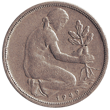 50 Пфеніг - 1949 - Німеччина