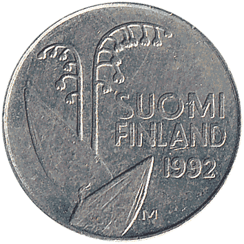 10 Пенні - 1992 - Фінляндія