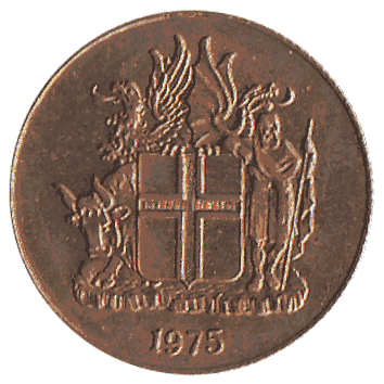 1 Крона - 1975 - Ісландія
