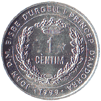 1 Сантим - 1999 - Андорра
