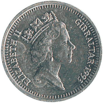 10 Пенні - 1993 - Гібралтар