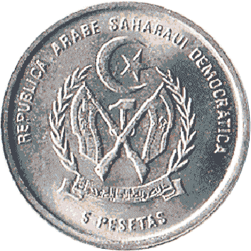 5 Песета - 1992 - Західна Сахара