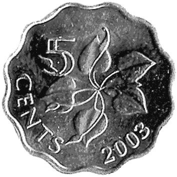 5 Цент - 2003 - Свазіленд