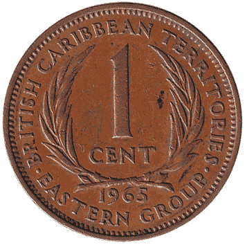 1 Цент - 1965 - Східно-Карибські держави
