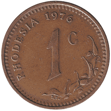 1 Цент - 1976 - Родезія