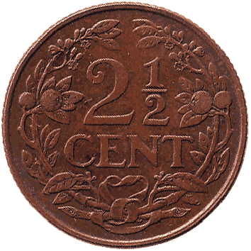 2,5 Цент - 1947 - Кюрасао