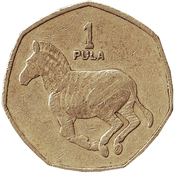 1 Пула - 1991 - Ботсвана