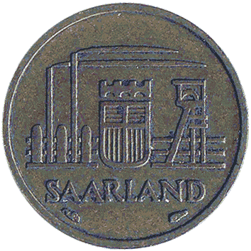 10 Франк - 1954 - Саарланд