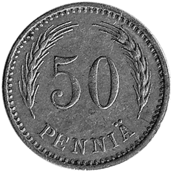 50 Пенні - 1923 - Фінляндія