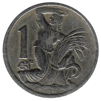 1 Крона - 1922 - Чехословаччина