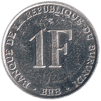 1 Франк - 1993 - Бурунді