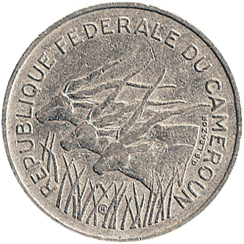 100 Франк - 1971 - Камерун