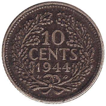 10 Цент - 1944 - Нідерланди