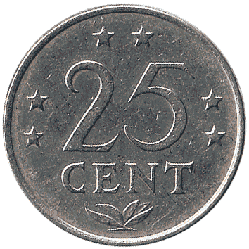 25 Цент - 1970 - Нідерландські Антильські острови 
