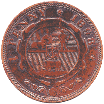 1 Пенні - 1898 - Південно-Африканська Республіка