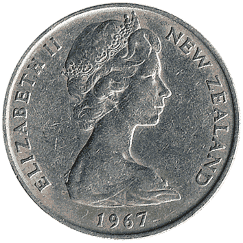 20 Цент - 1967 - Нова Зеландія