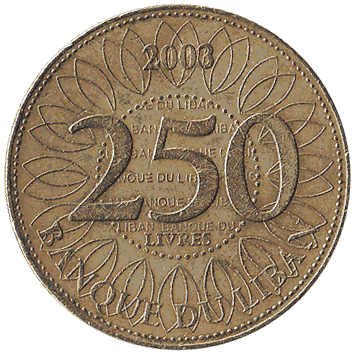 250 Лівр - 2003 - Ліван