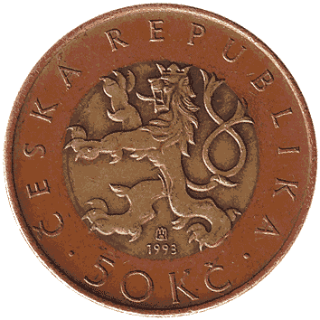 50 Крона - 1993 - Чехія
