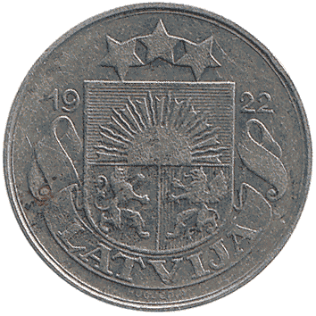 10 Сантим - 1922 - Латвія