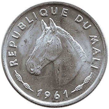 10 Франк - 1961 - Малі