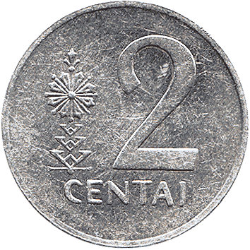 2 цент - 1991 - Литва