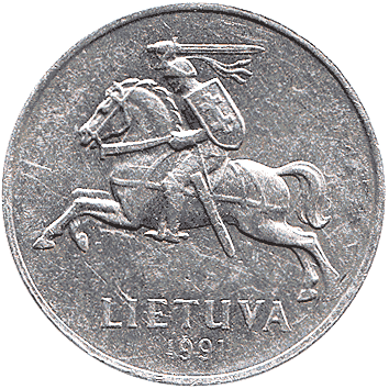 2 цент - 1991 - Литва