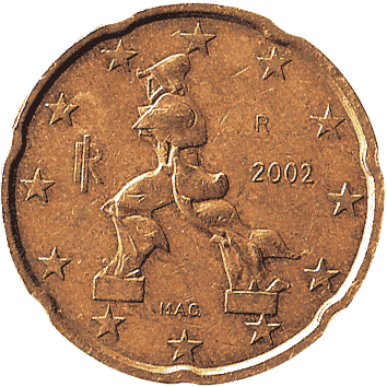 20 Євроцент - 2002 - Італія