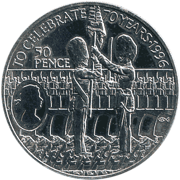 50 Пенні - 1996 - острів Вознесіння