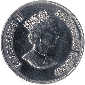 50 Пенні - 1996 - острів Вознесіння