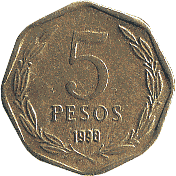 5 Песо - 1998 - Чилі
