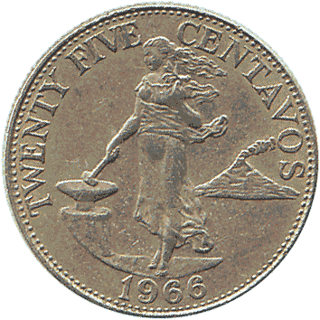 25 Сентаво - 1966 - Філіппіни