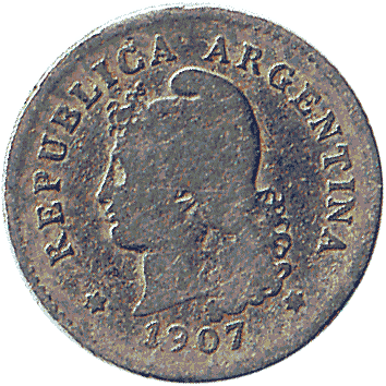 10 Сентаво - 1907 - Аргентина