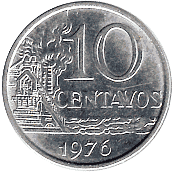 10 Сентаво - 1976 - Бразилія