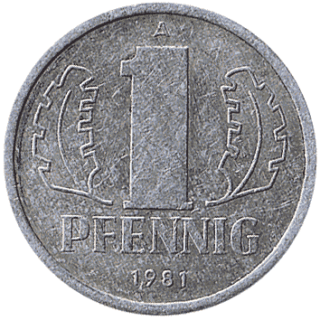 1 Пфеніг - 1981 - Німеччина