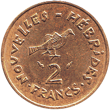 2 Франк - 1979 - Нові Гебриди