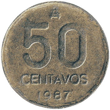 50 Сентаво 1987 - Аргентина